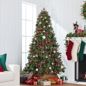 Best Choice Products Sapin de Noël Artificiel, Vert |180 cm Best Choice Products Sapin de Noël Artificiel, Vert |180 cm