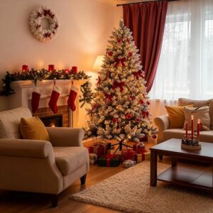 Brigros Arbre de Noël Artificiel Aiguille de pin épaisse Brigros Arbre de Noël Artificiel Aiguille de pin épaisse | 210 cm